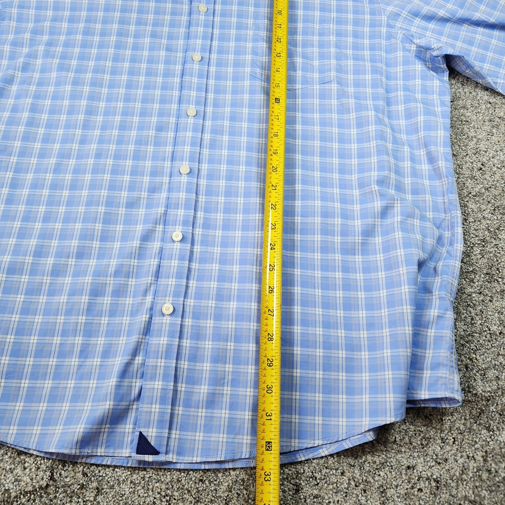 UNTUCKit Button Down Mens XXXL Tall Zonte Plaid Stretch Performance Excellent - Picture 11 of 12